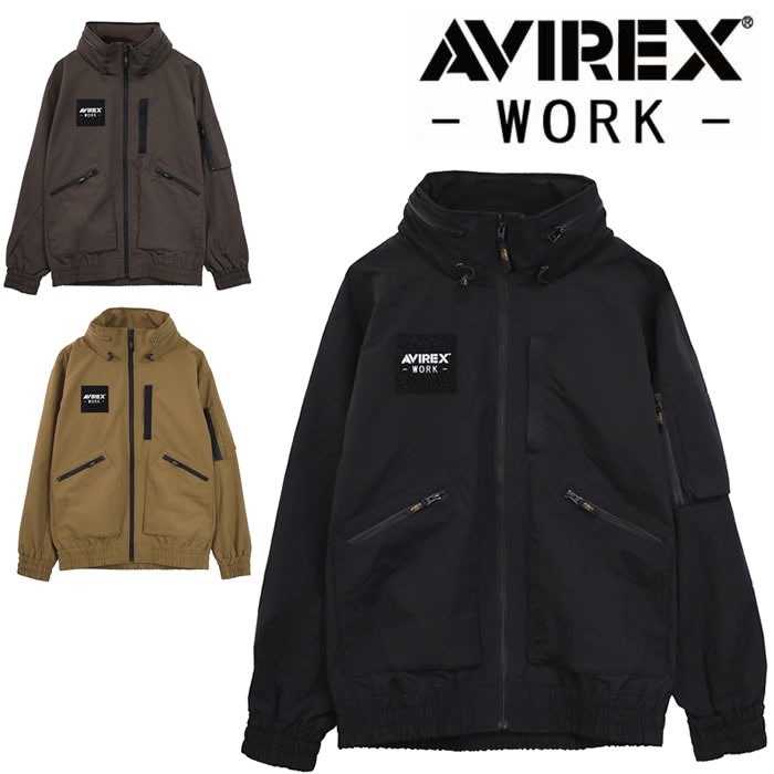 AV418 フライトジャケット AVIREX 防寒着 防寒ウェア 軽防寒着 M～4L ナイロン100％シリーズ