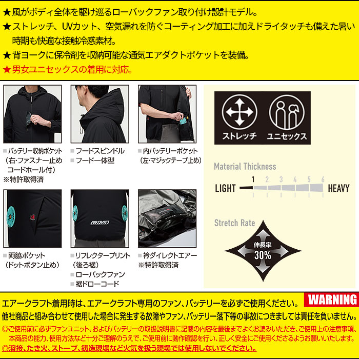 AC2124 ACベスト ローバック仕様 ユニセックス BURTLE バートル 春夏 作業服 作業着 S～3XL ナイロン90％・ポリウレタン10％ 4WAYストレッチタフタシリーズ