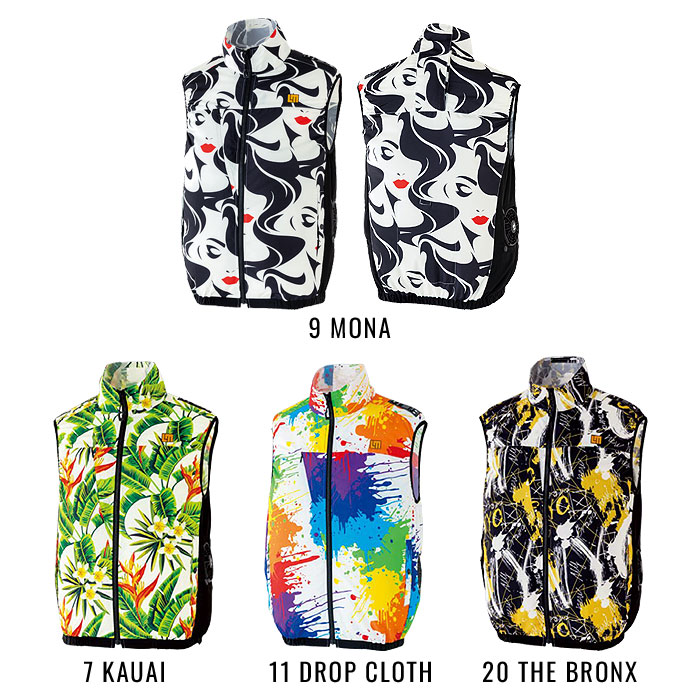 KF92582 ベスト サンエス SUN-S LOUDMOUTHコラボ 空調風神服専用 春夏 作業服 作業着 ファン付き作業服 S～4L ポリエステル100％ デュスポ-カラーバリエーション