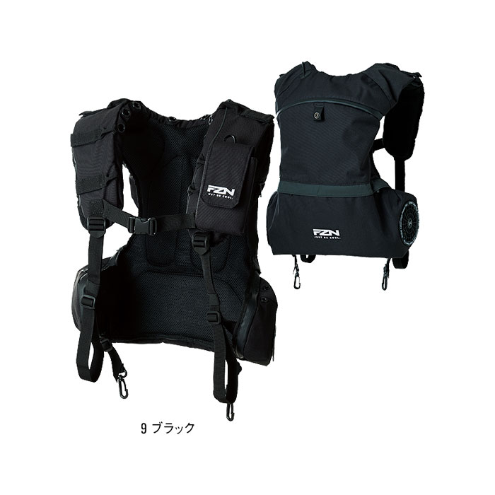 KF99400 風神エアーバック サンエス SUN-S 空調風神服専用 背負うクールアイテム 春夏 作業服 作業着 ファン付き作業服 フリーサイズ ポリエステル100％-カラーバリエーション