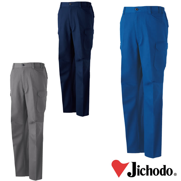 11202 エコ製品制電ストレッチノータックカーゴパンツ 自重堂 Jichodo 秋冬 作業服 作業着 SS-5L ポリエステル74％・複合繊維21％・綿5％ レイピマピケシリーズ