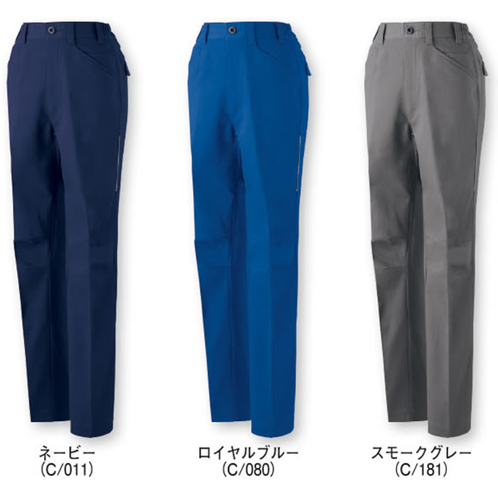 11206 エコ製品制電ストレッチレディースパンツ 自重堂 Jichodo 秋冬 作業服 作業着 SS-5L ポリエステル74％・複合繊維21％・綿5％ レイピマピケ-カラーバリエーション