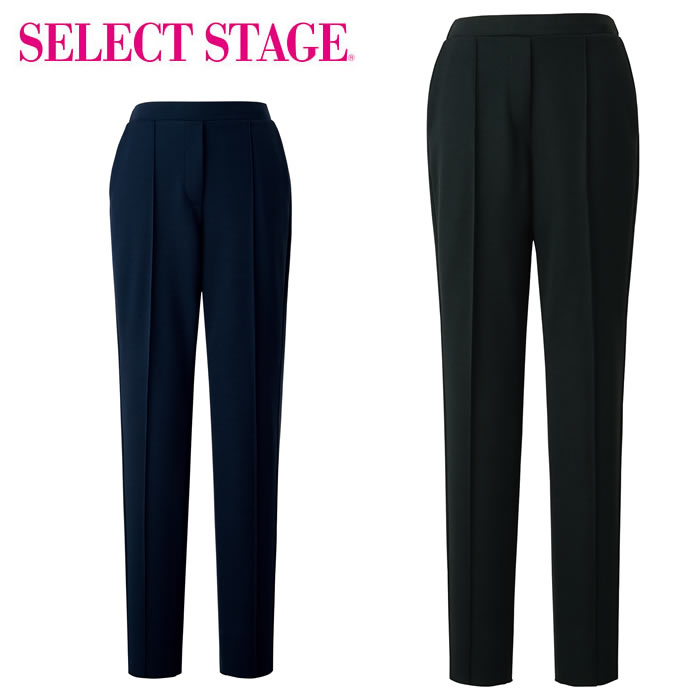 SA500P パンツ 総ゴム 神馬本店 selectstage ストレッチ SDGs 事務服 制服 5号～23号 ポリエステル100％ 制菌エコツイルニットシリーズ