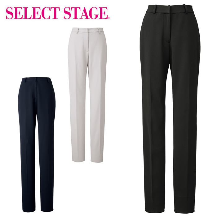 WN50P パンツ 後ろゴム 神馬本店 selectstage ストレッチ SDGs 事務服 制服 5号～23号 ポリエステル100％ エコツイルニットシリーズ