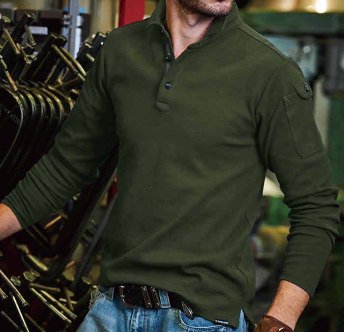 50717 半袖ポロシャツ（胸ポケットなし） SOWA 桑和 作業服 ポロシャツ 作業着 S～4L 綿95％・ポリウレタン5％  SSS-UNIFORM