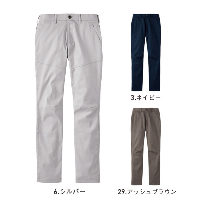 SPT22434 パンツ SUN-S サンエス 秋冬 作業服 作業着 SS～6L ポリエステル65％・綿35％ エコストレッチツイル -カラー