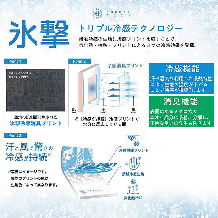 EF1602 冷却フルレングタイツ 氷撃