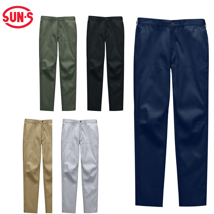 SPT22624 パンツ SUN-S サンエス 秋冬 作業服 作業着 ストレッチ 3S～8L 綿100％ バンジーコットン