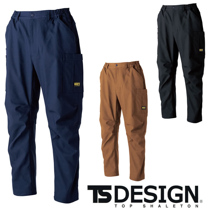 55374 ニッカーズワークカーゴパンツ TSDESIGN TSデザイン 作業服 秋冬 年間対応 オールシーズン 作業着 SS～LL ポリエステル100％ ストレッチダック