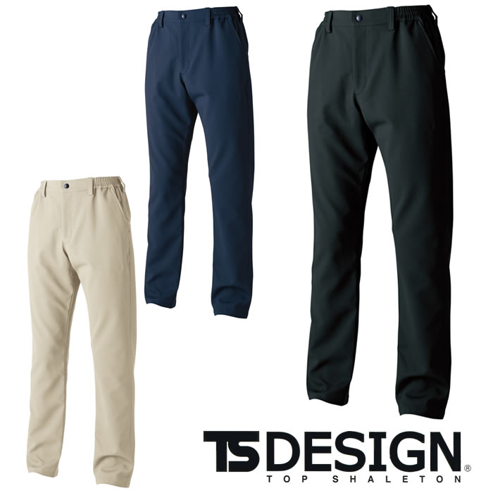 8452 ESストレッチドライパンツ TSDESIGN TSデザイン 秋冬 作業服 作業着 SS～4L ポリエステル100％ ストレッチドライ