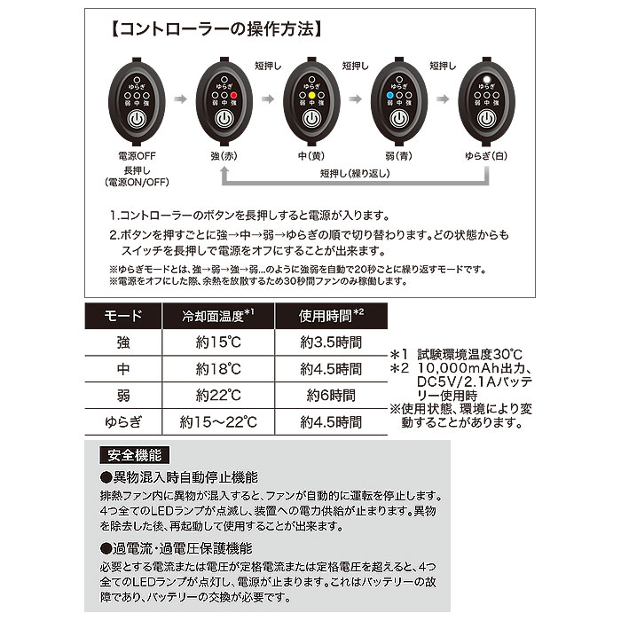 33015 ペルチェコンプレッションセット バッテリー無し ジーベック XEBEC 春夏 作業服 作業着 S～6L ペルチェ素子