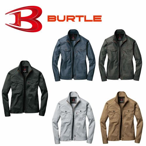 1501 ジャケット（ユニセックス） BURTLE バートル 秋冬作業服 作業着SS～5L 綿70％・ポリエステル30％ 日本製ソフトツイル・ヘリンボーン