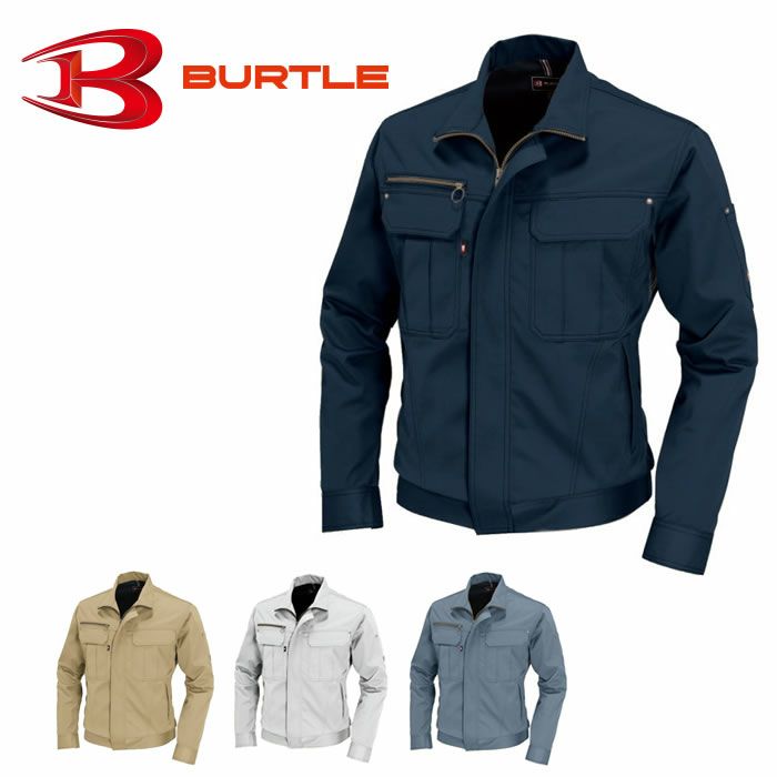 6091 ジャケット（ユニセックス） BURTLE バートル 秋冬作業服 作業着SS～5L ポリエステル65％・綿35％ 日本製ソフトツイル