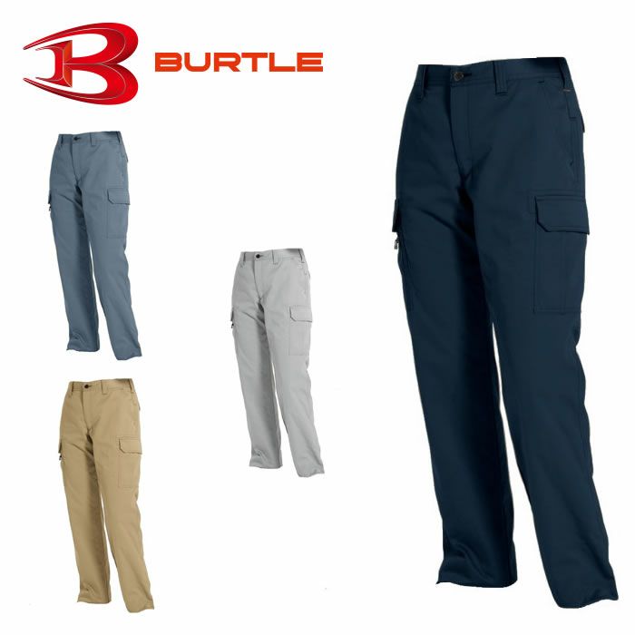 6099 レディースパンツ BURTLE バートル 秋冬作業服 作業着S～5L ポリエステル65％・綿35％ 日本製ソフトツイル