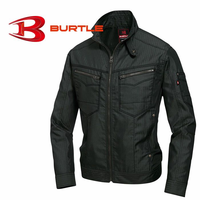 5511HB ジャケット（ユニセックス） BURTLE バートル 春夏作業服 作業着SS～5L 綿65％・ポリエステル35％ 日本製ヘリンボーン