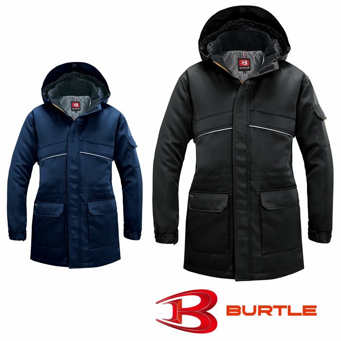 7111 防寒コート（大型フード付） BURTLE バートル 防寒着 S～5L