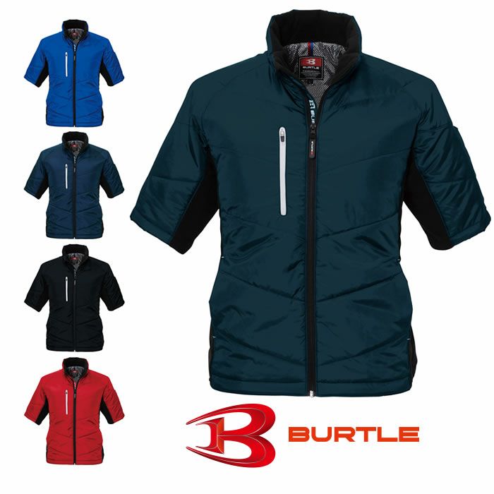 7316 半袖防寒ジャケット（ユニセックス） BURTLE バートル 防寒着 S～4L ポリエステル100％ デュースポリップ | SSS