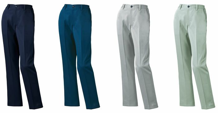 316701 レディーススラックス（ノータック・脇シャーリング） kurodaruma クロダルマ 秋冬 作業服 作業着 SS～5L ポリエステル100％ ストレッチサージ生地