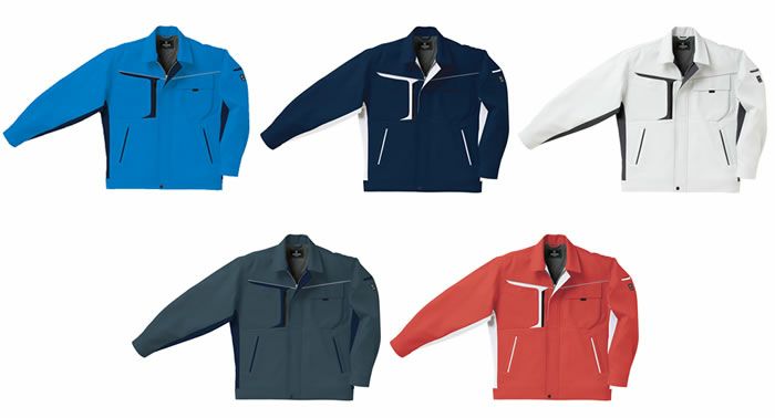 32596 長袖ジャンパー kurodaruma クロダルマ 秋冬作業服 作業着 S～5L ポリエステル90％・綿10％ 裏綿