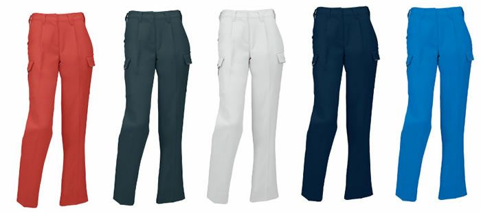 355961 レディースカーゴパンツ（ワンタック） kurodaruma クロダルマ 秋冬作業服 作業着 61～80ｃｍ ポリエステル90％・綿10％ 裏綿