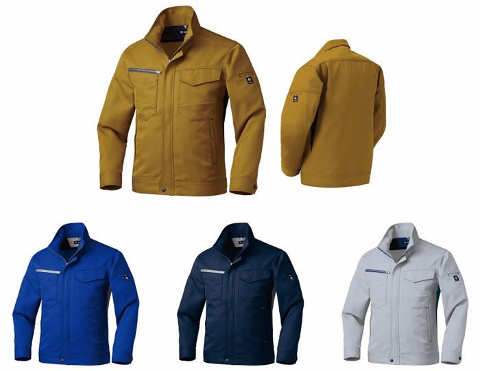 32667 長袖ジャンパー kurodaruma クロダルマ 秋冬作業服 作業着 SS～6L ポリエステル90％・綿10％ 裏綿ツイル