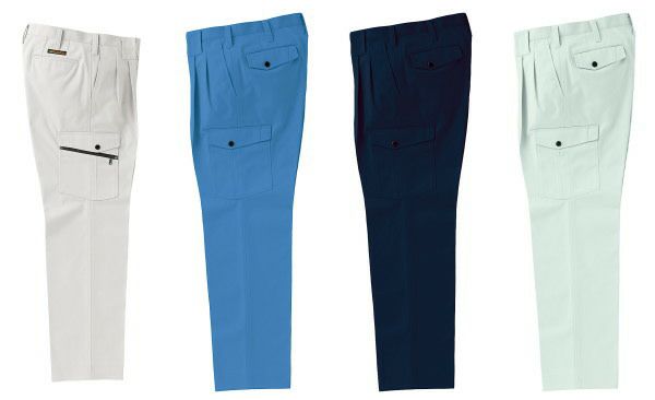 35581 カーゴパンツ（ツータック） kurodaruma クロダルマ 秋冬作業服 作業着 70～120ｃｍ 綿50％・ポリエステル50％ チノ