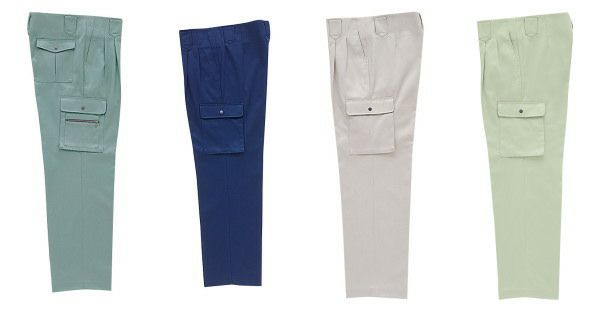 2802 カーゴパンツ（ツータック） kurodaruma クロダルマ 秋冬作業服 作業着 70～120ｃｍ 綿52％・ポリエステル48％ 二重織ツイル