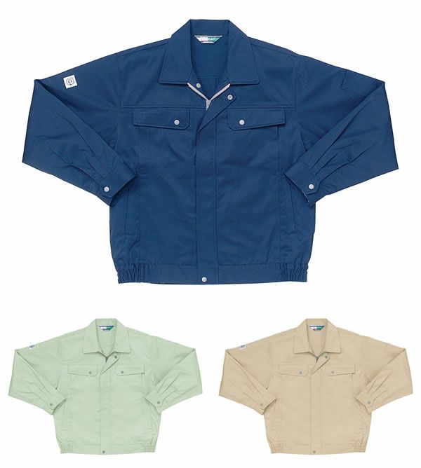 32043 長袖ジャンパー kurodaruma クロダルマ 秋冬作業服 作業着 S～5L ポリエステル65％・綿35％ ソフトツイル（エコマーク）