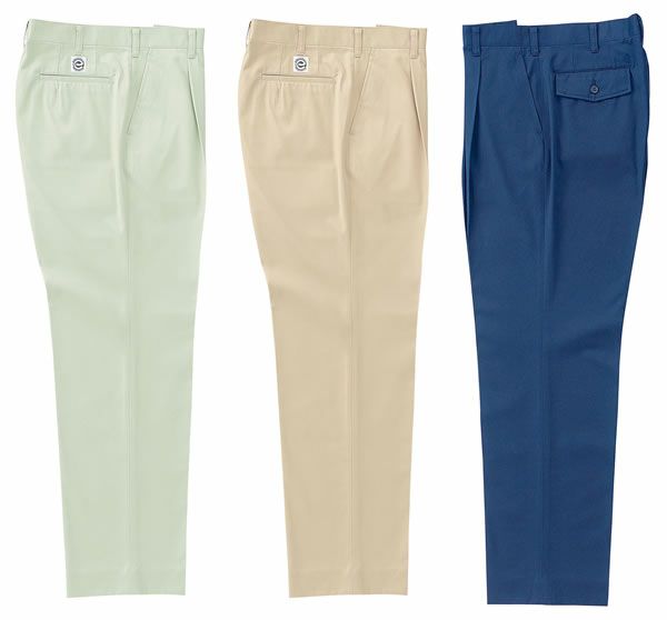 31043 スラックス（ワンタック） kurodaruma クロダルマ 秋冬作業服 作業着 70～116ｃｍ ポリエステル65％・綿35％ ソフトツイル（エコマーク）