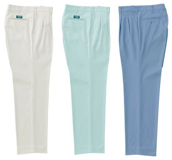 31040 スラックス（ツータック） kurodaruma クロダルマ 秋冬 作業服 作業着 70～120ｃｍ 綿55％・ポリエステル45％ CVC二重織ストレッチ