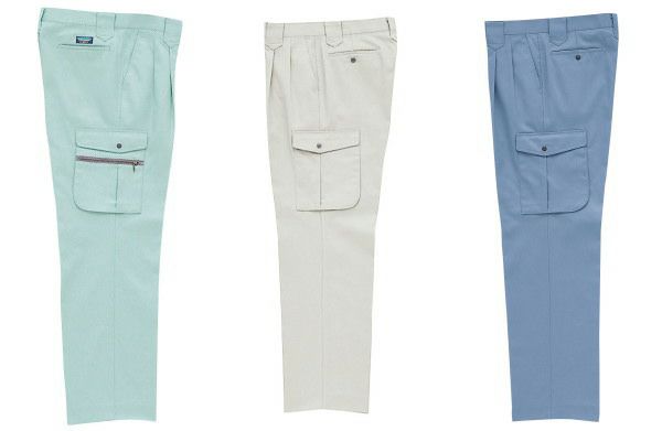 35040 カーゴパンツ（ツータック） kurodaruma クロダルマ 秋冬 作業服 作業着 70～120ｃｍ 綿55％・ポリエステル45％ CVC二重織ストレッチ