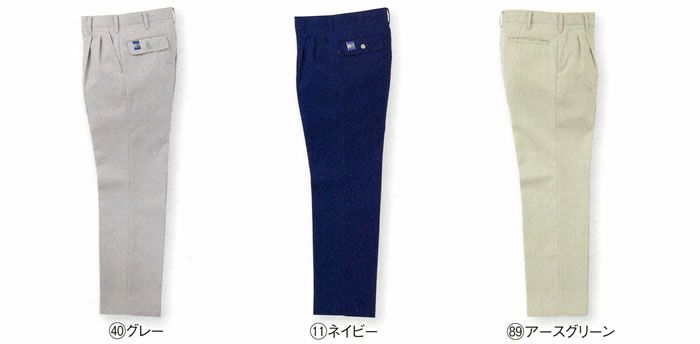 31088 スラックス（ツータック） kurodaruma クロダルマ 秋冬 作業服 作業着 70～120ｃｍ ポリエステル90％・綿10％ 裏綿