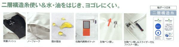 32496 長袖ジャンパー kurodaruma クロダルマ 秋冬 作業服 作業着 S～5L 綿70％・ポリエステル30％ パルパー