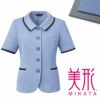 SS760LA 美形オーバーブラウス（花モチーフボタン） 神馬本店（selectstage）事務服・制服 5号～19号 ポリエステル100％