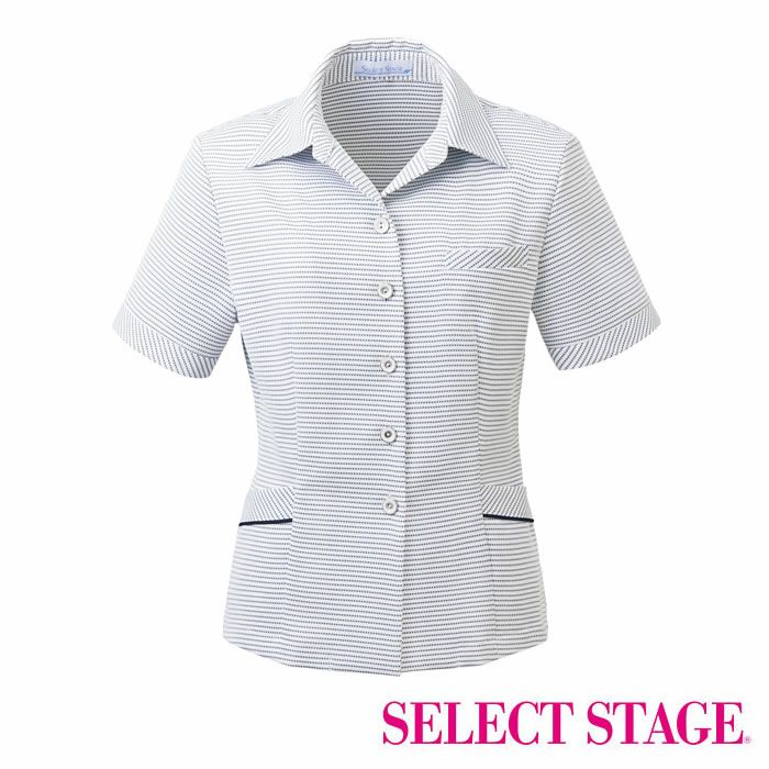 神馬本店] 事務服 制服 セレクトステージ オーバーブラウス SS750L