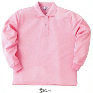 25441L 秋冬用レディース長袖ポロシャツ（脇スリット） kurodaruma クロダルマ Tシャツ・ニット S～5L ポリエステル50％・綿50％ 鹿の子