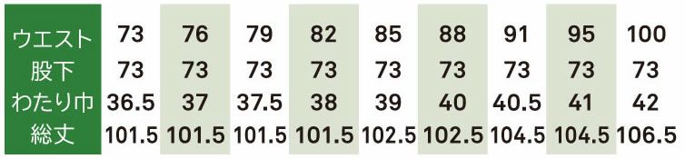1018 ワンタックカーゴニッカ 桑和 SOWA 鳶服 作業着 73～100cm ポリエステル100％