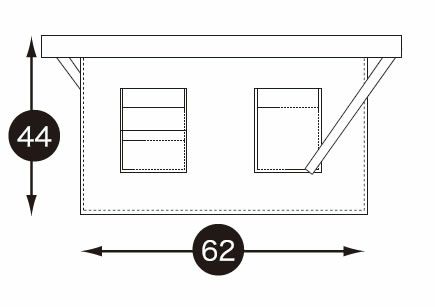 47229 ショートエプロン kurodaruma クロダルマ エプロン フリー ポリエステル65％・綿35％ ツイル