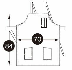 47224 デニムエプロン（ヒモ） kurodaruma クロダルマ エプロン フリー 綿100％