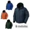 54233 防水防寒ジャンパー kurodaruma クロダルマ 防寒着 S～7L ナイロン100％ へリンボン
