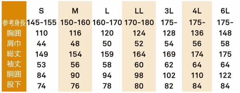 9200 続服 桑和 SOWA つなぎ服・オーバーオール・ツナギ S～6L ポリエステル65％・綿35％