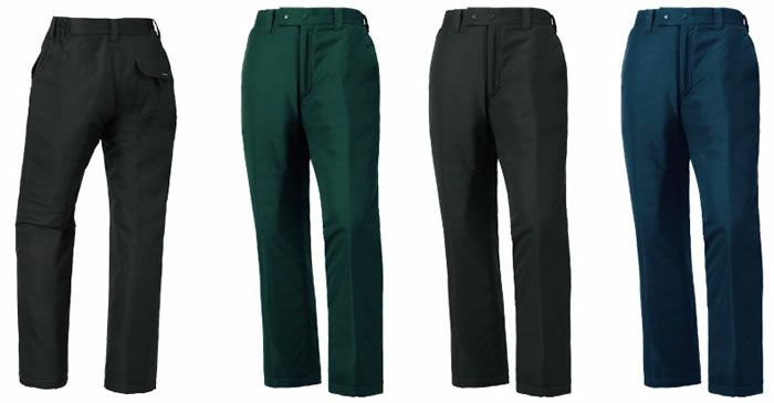 57232 パンツ kurodaruma クロダルマ 防寒着 M～5L ポリエステル100％ リップ