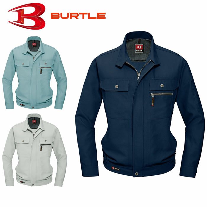 7031 長袖ブルゾン BURTLE バートル 春夏作業服 作業着 S～5L ポリエステル85％・綿15％ 日本製クールタッチトロピカル