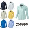 612 レディース長袖スモック 桑和 SOWA AbsoluteGEAR 春夏作業服 作業着 S～4L ポリエステル65％・綿35％ T/Cソフトライトツイル