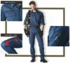 165 長袖シャツ 桑和 SOWA G.GROUND 春夏作業服 作業着 S～6L 綿98％・ポリウレタン2％