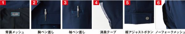 115 長袖シャツ 桑和 SOWA 春夏作業服 作業着 M～6L ポリエステル100％