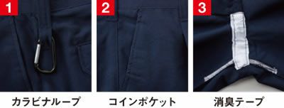 119 ワンタックスラックス 桑和 SOWA 春夏作業服 作業着 73～120 ポリエステル100％