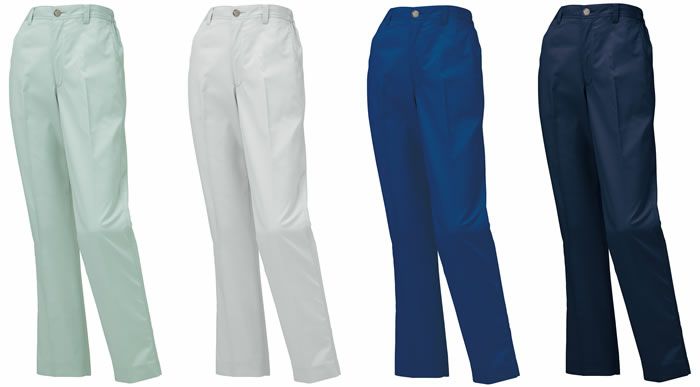 316711 レディーススラックス（ノータック）（脇シャーリング）（裏地付） kurodaruma クロダルマ 春夏作業服 作業着 SS～5L ポリエステル100％ ドビーストレッチ