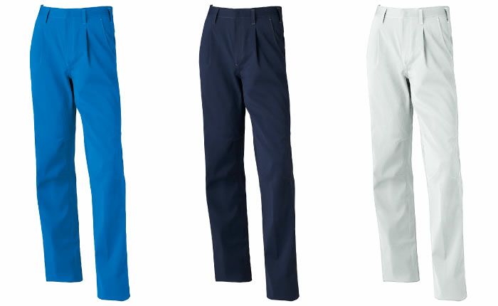 31665 スラックス（ワンタック） kurodaruma クロダルマ 春夏作業服 作業着 70～120ｃｍ ポリエステル100％ ドビー