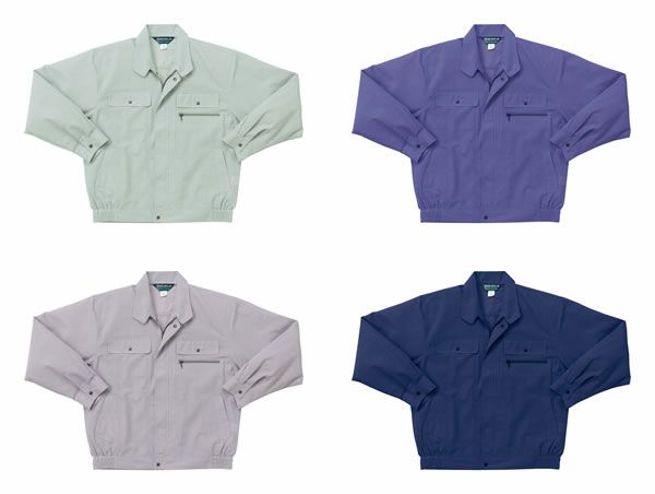 25068 長袖ジャンパー kurodaruma クロダルマ 春夏作業服 作業着 S～5L 綿55％・ポリエステル45％ パナマ